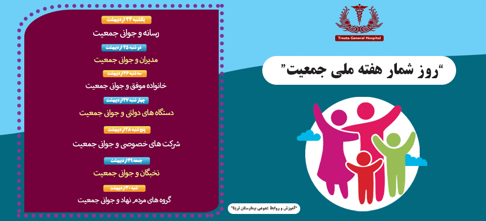 روز شمار هفته ملی جمعیت